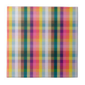 Abstract Schotse speldenschaal Tegeltje (Voorkant)