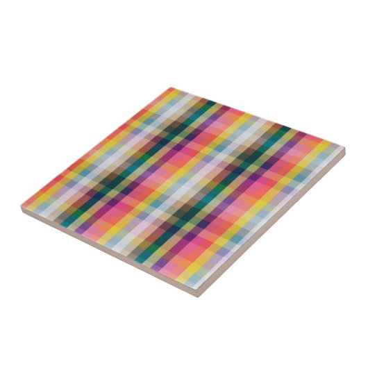 Abstract Schotse speldenschaal Tegeltje (Zijkant)