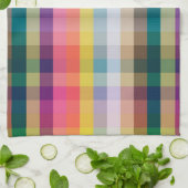 Abstract Schotse speldenschaal Theedoek (Gevouwen)