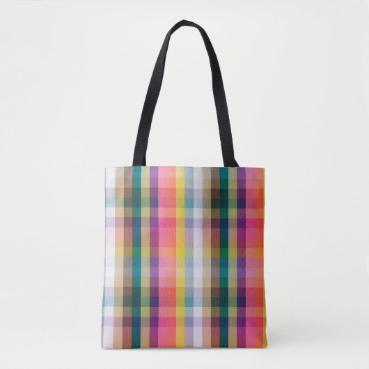Abstract Schotse speldenschaal Tote Bag (Voorkant)