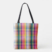 Abstract Schotse speldenschaal Tote Bag (Achterkant)