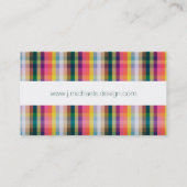 Abstract Schotse speldenschaal Visitekaartje (Achterkant)