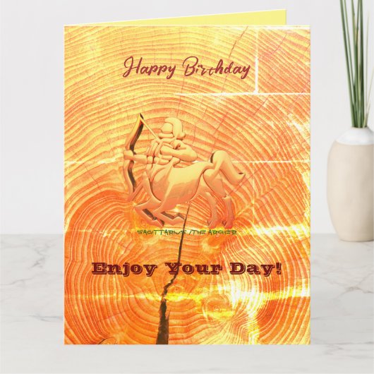 Abstract Schutter Geboortedag Vouwkaart Kaart (Voorkant)