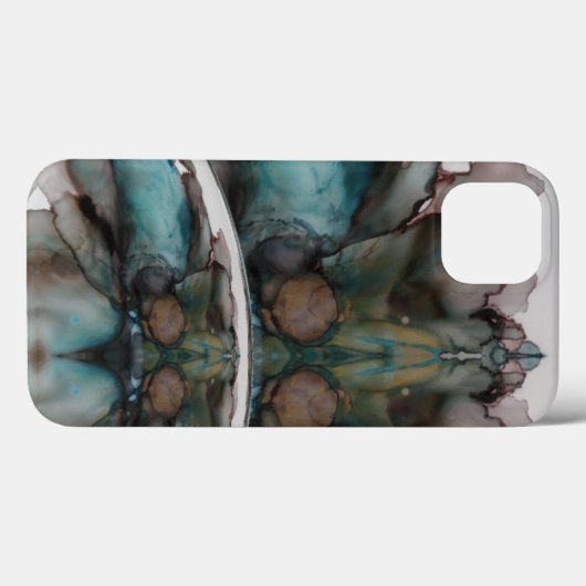 Abstract Scifi Landscape en Orb Case-Mate iPhone Case (Achterkant (horizontaal))