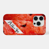 Abstract Script Monogram Hij Haar PS Ik Hou Van Jo iPhone Hoesje (Achterkant horizontaal)