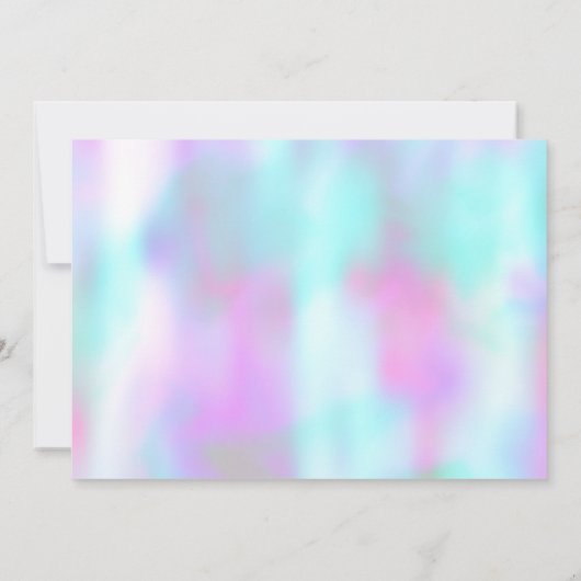 Abstract script opslaan Datum roze blauw Kaart (Achterkant)