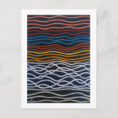 Abstract Seafront Painting by Alfred Fox Briefkaart (Voorkant)