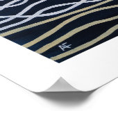 Abstract Seafront Painting by Alfred Fox Poster (Hoek)