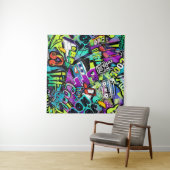 Abstract seamless cartoon pattern. Repeated with M Wandkleed (In Situ (horizontaal))