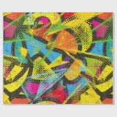 Abstract seamless chaotic pattern. Wallpaper with  Cadeaupapier (Vlak)
