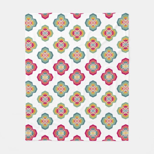 Abstract Seamless Floral Background, surface textu Fleece Deken (Voorkant)