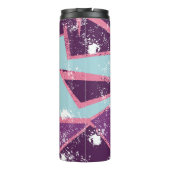 Abstract seamless geometric pattern. grunge urban thermosbeker (Achterkant)