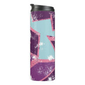 Abstract seamless geometric pattern. grunge urban thermosbeker (Geroteerd rechts)