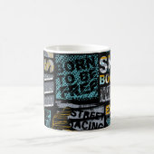 Abstract seamless grunge pattern. Urban style mode Koffiemok (Center)