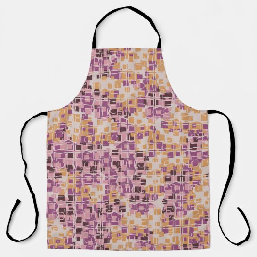 Abstract seamless pattern. Chaotic rounded squares Schort (Voorkant)