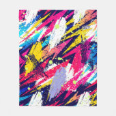 Abstract seamless pattern. Creative background wit Fleece Deken (Voorkant)
