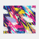 Abstract seamless pattern. Creative background wit Fleece Deken (Voorkant (Horizontaal))