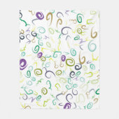 Abstract seamless pattern handmadeabstract, art, b fleece deken (Voorkant)