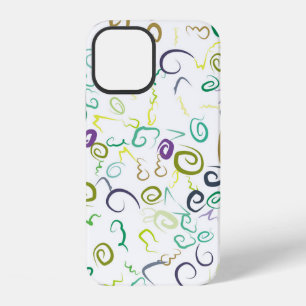 Abstract seamless pattern handmadeabstract, art. iPhone 12 hoesje
