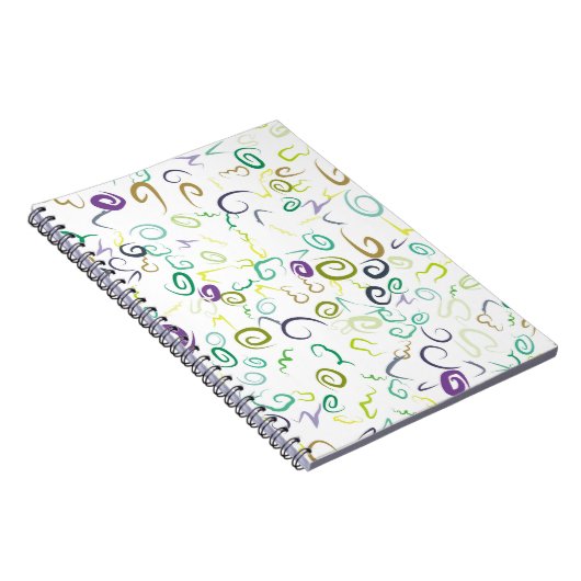 Abstract seamless pattern handmadeabstract, art. notitieboek (Rechterzijde)