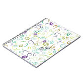 Abstract seamless pattern handmadeabstract, art. notitieboek (Linkerzijde)