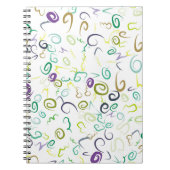 Abstract seamless pattern handmadeabstract, art. notitieboek (Voorkant)