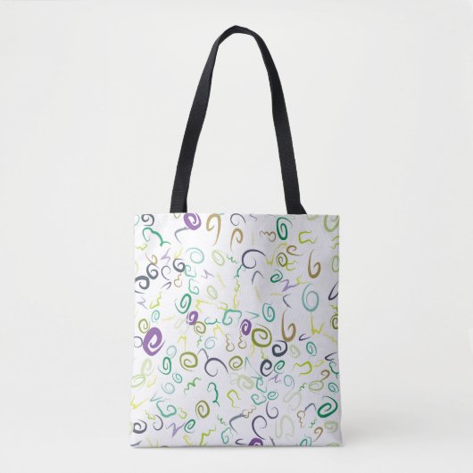 Abstract seamless pattern handmadeabstract, art. tote bag (Voorkant)
