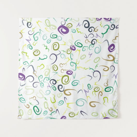 Abstract seamless pattern handmadeabstract, art. wandkleed (Voorkant (horizontaal))