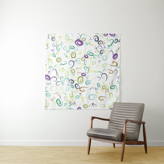 Abstract seamless pattern handmadeabstract, art. wandkleed (In Situ (horizontaal))