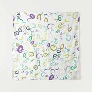 Abstract seamless pattern handmadeabstract, art. wandkleed
