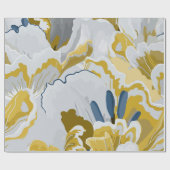 Abstract seamless pattern. Light grey, yellow, g Cadeaupapier (Vlak)