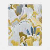 Abstract seamless pattern. Light grey,  yellow,  g Fleece Deken (Voorkant)