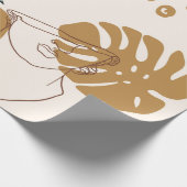 Abstract seamless pattern of Greek sculpture head Cadeaupapier (Hoek)
