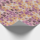 Abstract seamless pattern. Roestvleugeltangare Cadeaupapier (Hoek)