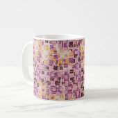 Abstract seamless pattern. Roestvleugeltangare Koffiemok (Voorkant links)