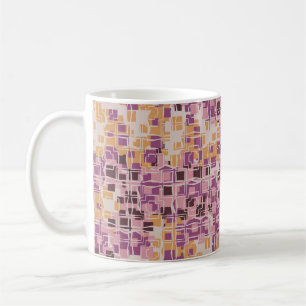 Abstract seamless pattern. Roestvleugeltangare Koffiemok