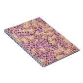 Abstract seamless pattern. Roestvleugeltangare Notitieboek (Rechterzijde)