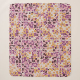 Abstract seamless pattern. Roestvleugeltangare Sherpa Deken