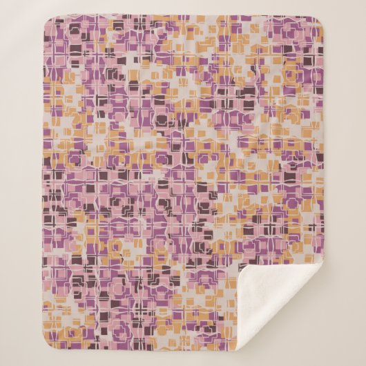 Abstract seamless pattern. Roestvleugeltangare Sherpa Deken (Voorkant)