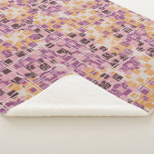 Abstract seamless pattern. Roestvleugeltangare Sherpa Deken (3/4)