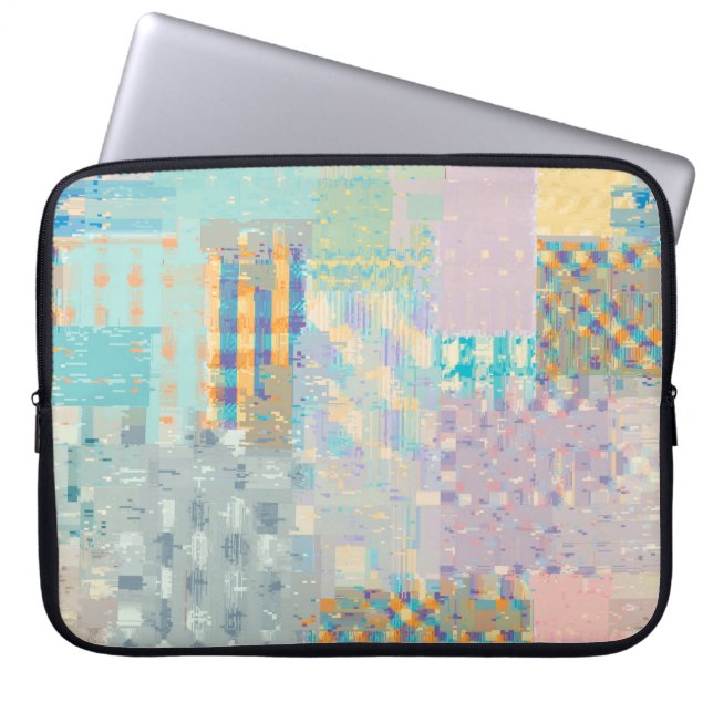 Abstract seamless pattern with imitation of a grun laptop sleeve (Voorkant)