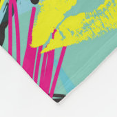 Abstract seamless pattern with Pop art comicspeech Fleece Deken (Hoek)