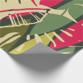 Abstract seamless pattern with tropical leaves. Ha Cadeaupapier (Hoek)