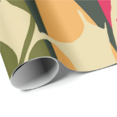 Abstract seamless pattern with tropical leaves. Ha Cadeaupapier (Rol Hoek)
