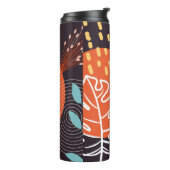 Abstract seamless thermal tumbler thermosbeker (Gedraaid links)