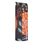 Abstract seamless thermal tumbler thermosbeker (Geroteerd rechts)
