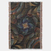 Abstract Seashells Deken (Voorkant Verticaal)