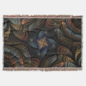 Abstract Seashells Deken (Voorkant)