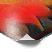 Abstract sereen landschap foto afdruk (Hoek)