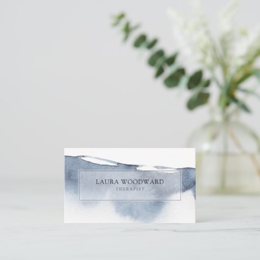 Abstract serene therapeut Visitekaartje (Staand voorkant)